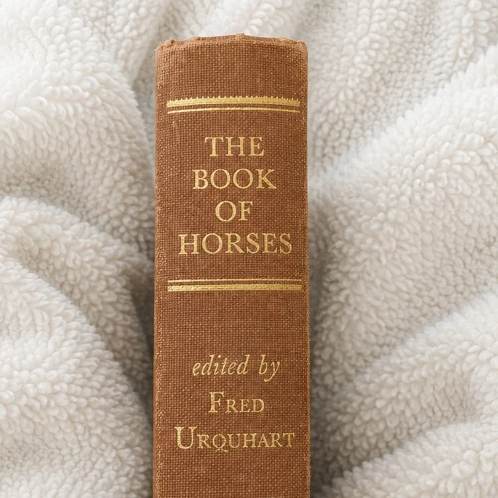 The Book of Horses Fred Urquhart 1981 HC William Morrow Horse Art Anthology